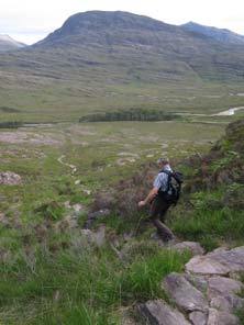 There are miles of Highland footpaths on the Ben Damph estate