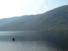 Freshwater loch fishing