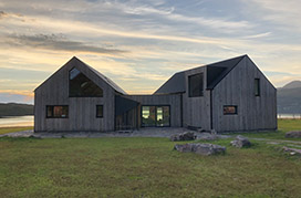 Ben Damph Lodge - a new property that combines cutting edge architecture with traditional and local materials