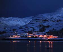 Shieldaig at night