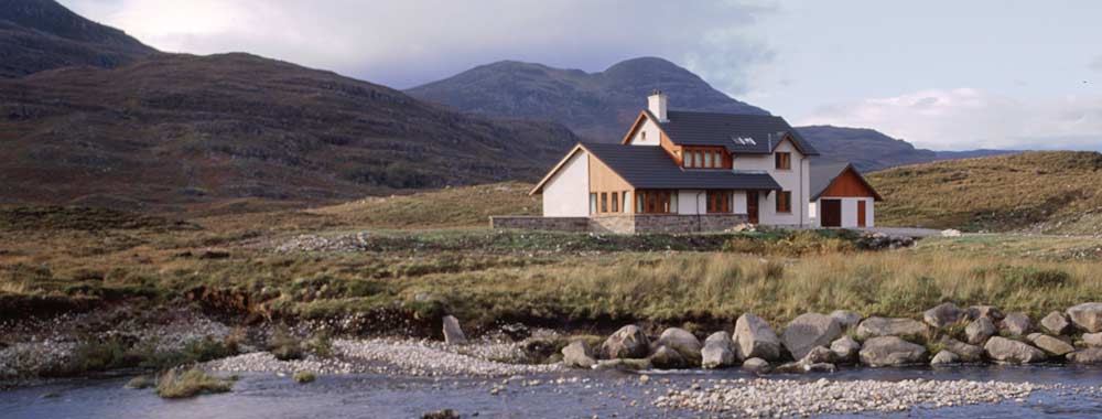 The Thrail House - located on the river bank