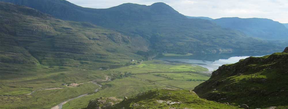 The Thrail House - viewed in its picturesque setting